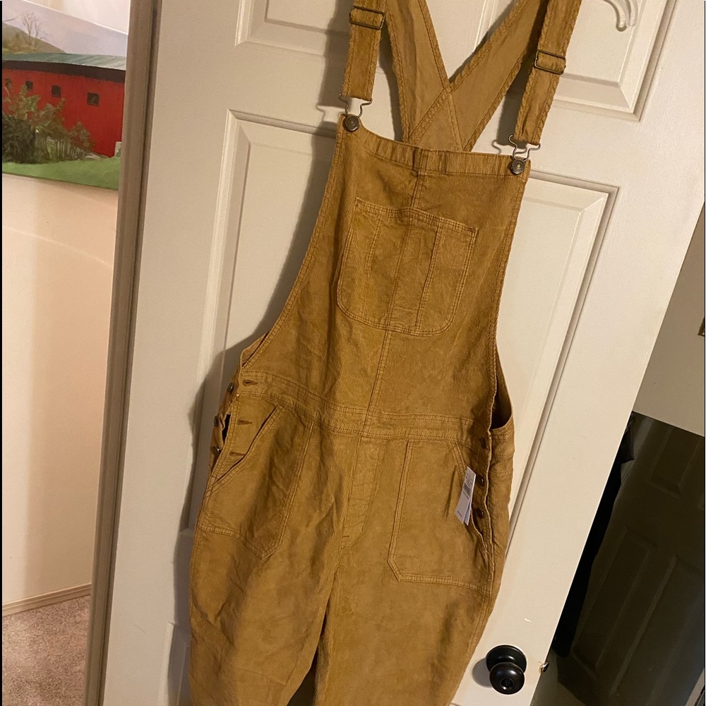 American Eagle Corduroy Overalls